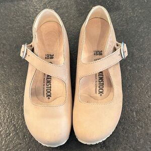 Birkenstock Tan Mary Jane Flats